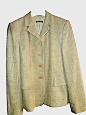 ST. EMILE Blazer Gr.38,beige/ gold, reine Seide