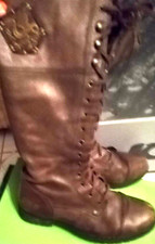 Replay Stiefel,Schnurren mit Reisverschluss,Gr.39,Braune Farbe,Gepflegte Zustand