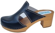 Moderne High Heels HOLZ CLOGS