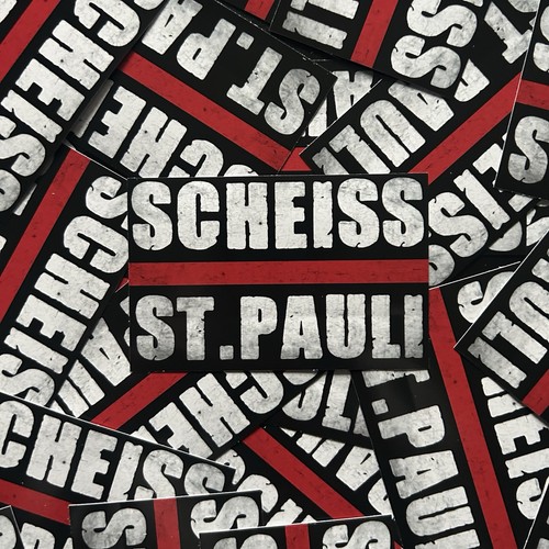 Anti pauli aufkleber fußball - pauli,