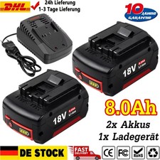 2X 8,0Ah Akku und Ladegerät