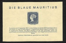 Mauritius die blaue - die,