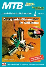 Dreizylinder-Sternmotor im Selbstbau Der Bauplan im Buchformat Trötscher Buch