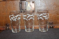 3 Ältere Gläser Fanta Sprite