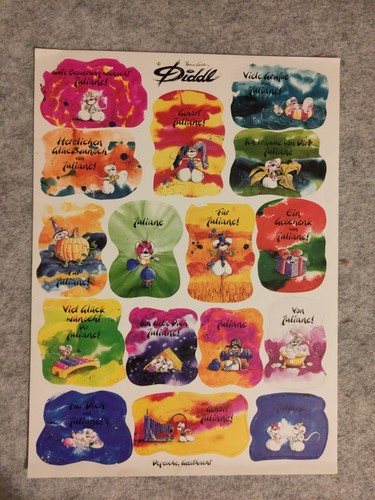 Stickerbogen diddle maus name - stickerbogen,