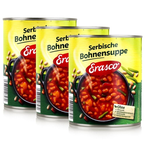 Erasco serbische bohnensuppe - serbische,