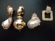 Ohrringe Modeschmuck, ZARA, Statement Ohrringe, 4 verschiedene Paar