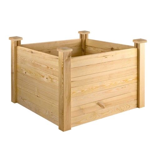 Holz hochbeet pflanzbeet - hochbeet,