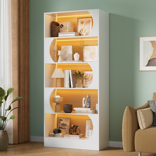 Bücherregal mit led - mit,