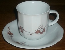 1 Kaffeetasse mit Untertasse Z