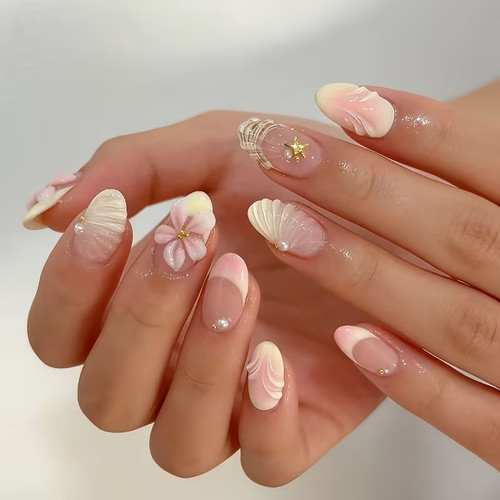 Press nails oval nude - oval,