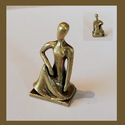 Messing figur modern massiv - messing,
