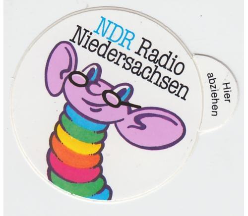 Radio sticker aufkleber - aufkleber, ndr