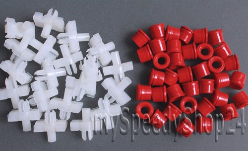 40x klammer tülle zierleiste - 40x,