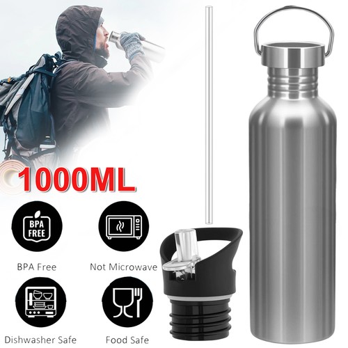 Edelstahl trinkflasche - 1l,