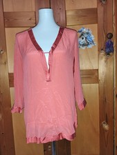 FOR FRIENDS ONLY Seidenbluse rosa Seide  Gr. DE 36 