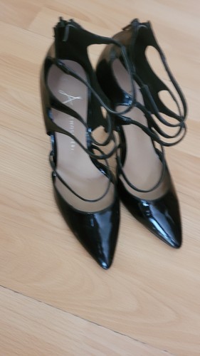 Elegante schwarze high heels - schwarze,
