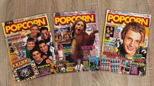 3x Popcorn Zeitschrift 1996 – 90er Kult! Backstreet Boys / Kelly Family / Nick C