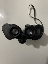 Historischer Hertel & Reuss Fernglas Weitwinkel 10x50 mit Ledertasche