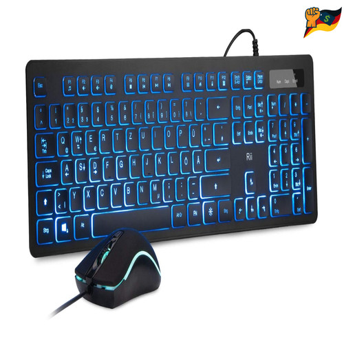 Rii gaming tastatur maus - gaming,