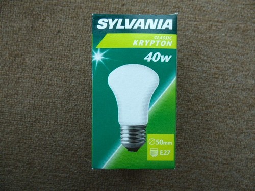 Sylvania kryptonlampe e27 - kryptonlampe,