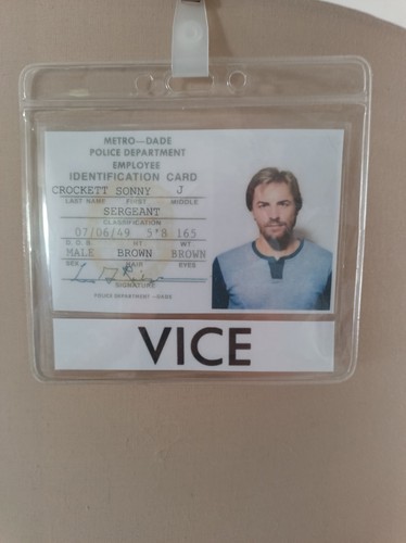 Miami vice card sonny - id,