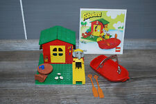 Lego Fabuland 3660 Fischerhütte Wochenendhaus Ruderboot Fishermans Cottage + BA