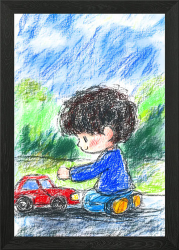 Gerahmtes wandbild poster - gerahmtes,
