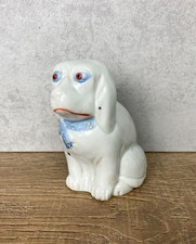 Antikes Staffordshire Porzellan Hund gegraben Selten Handarbeit