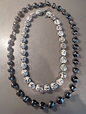 2 Kukui Nut Lei Halsketten aus