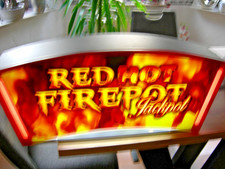 Bally Wulff Game Station Standautomat  Display Red Hot Firepot Jackpot
