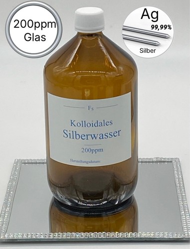 Kolloidales silberwasser - kolloidales,
