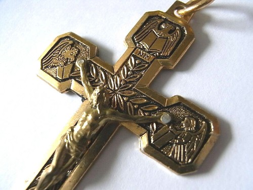 Kruzefix alu kreuz mit stein - alu,