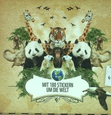 10x EDEKA - WWF-Sticker - Sammelbilder "Mit 180 Stickern um die Welt" NEU