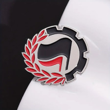 Antifa pin anstecker brosche - anstecker,