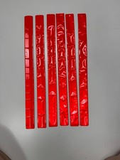 Sinmoe 6x Reflektierende Snap Armbänder 40cm Orange – leichte Risse