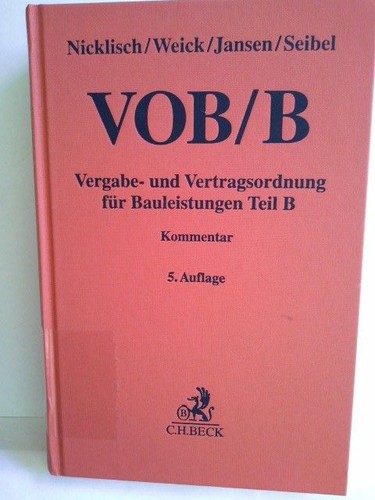 Vob teil vergabe und - :, vergabe-