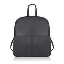 Schwarzer Damen City-Rucksack