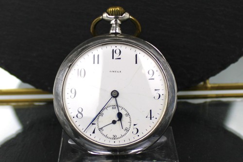Omega silbertaschenuhr - omega,