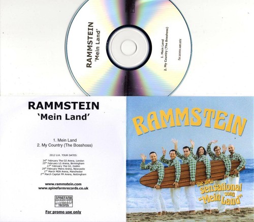 Rammstein 2trk promo mein - rammstein, cd