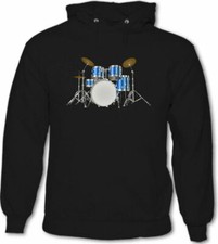 Buntes Drumset Herren Hoodie