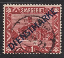 SAAR Dienstmarke 11 II PF IX