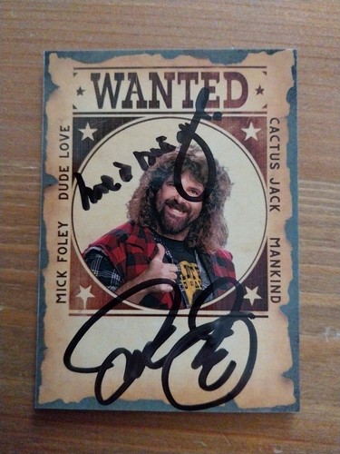 Wwe mick foley autogramm - foley,