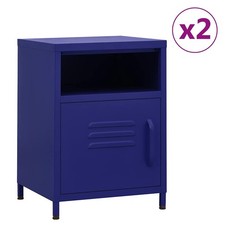 Nachttisch stahl nachtschrank - nachttisch,