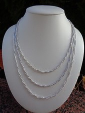 Mehrreihige Silber Kette, Silber 925, Edler Glanz!