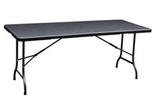Klapptisch rattan optik - klapptisch,, 180