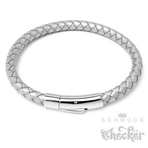 Schickes lederband geflochten - schickes,