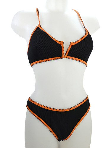 Zaful geripptes bikini set - zaful,