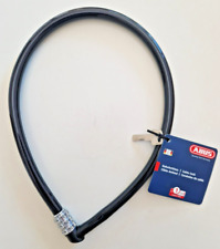 Abus Fahrradschloss 65cm leichtes Stahlkabelschloss mit Zahlenkombination 6mm