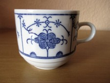 3 x Kahla Tasse Kaffeetasse- blau indisch Strohblume  nach Jäger Eisenberg DDR